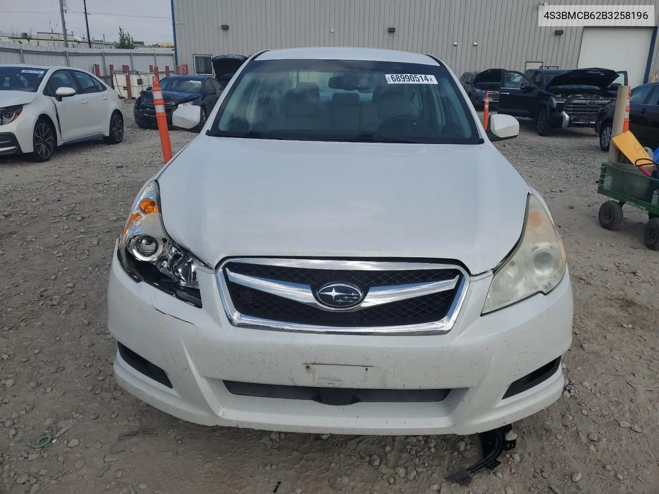 4S3BMCB62B3258196 2011 Subaru Legacy 2.5I Premium