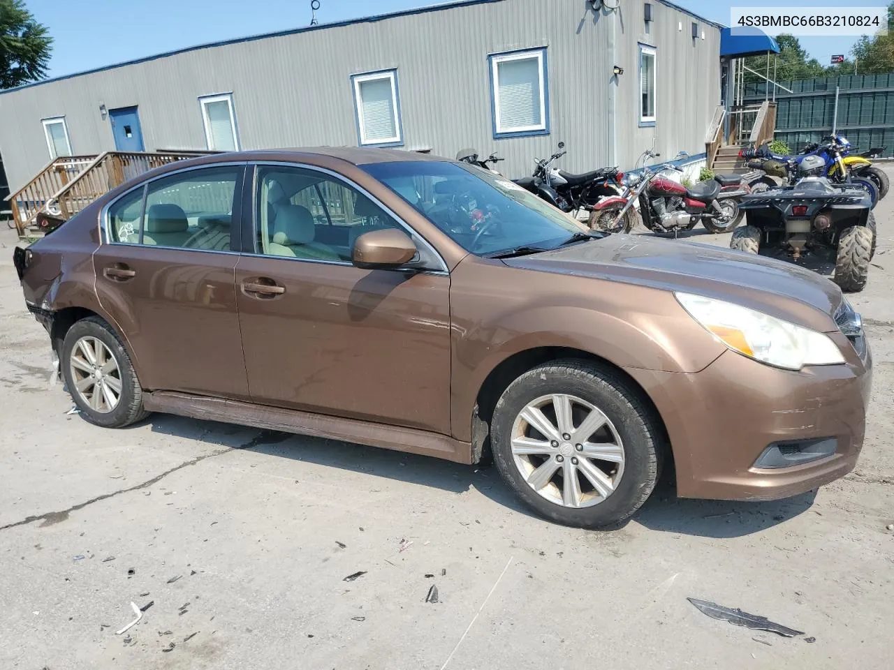 2011 Subaru Legacy 2.5I Premium VIN: 4S3BMBC66B3210824 Lot: 69754814