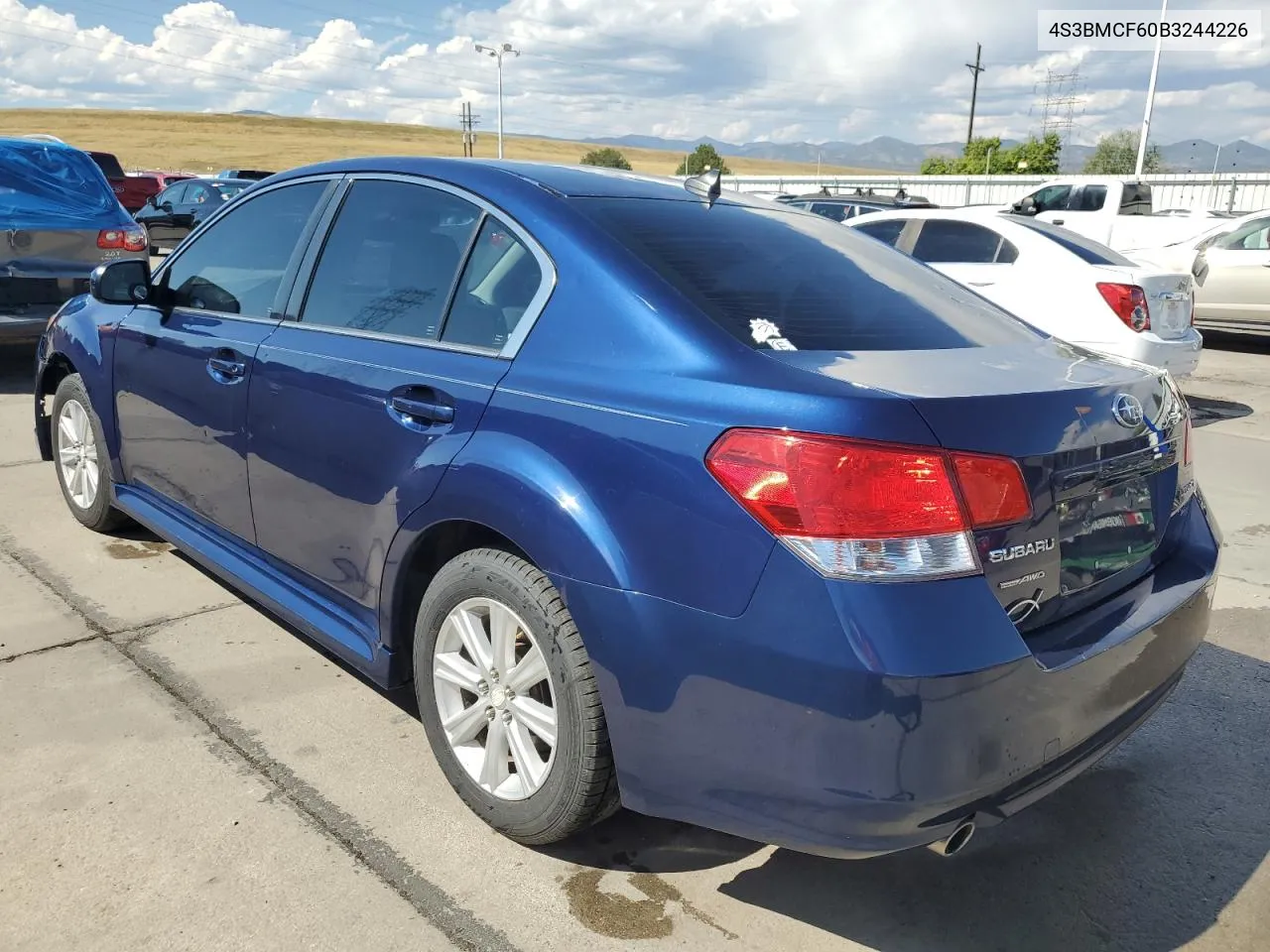 2011 Subaru Legacy 2.5I Premium VIN: 4S3BMCF60B3244226 Lot: 70473274