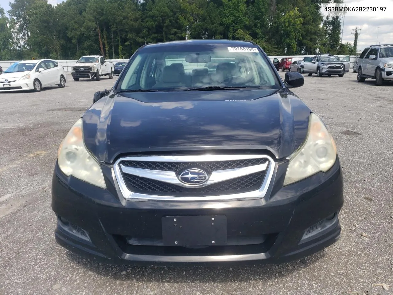 2011 Subaru Legacy 3.6R Limited VIN: 4S3BMDK62B2230197 Lot: 70780104