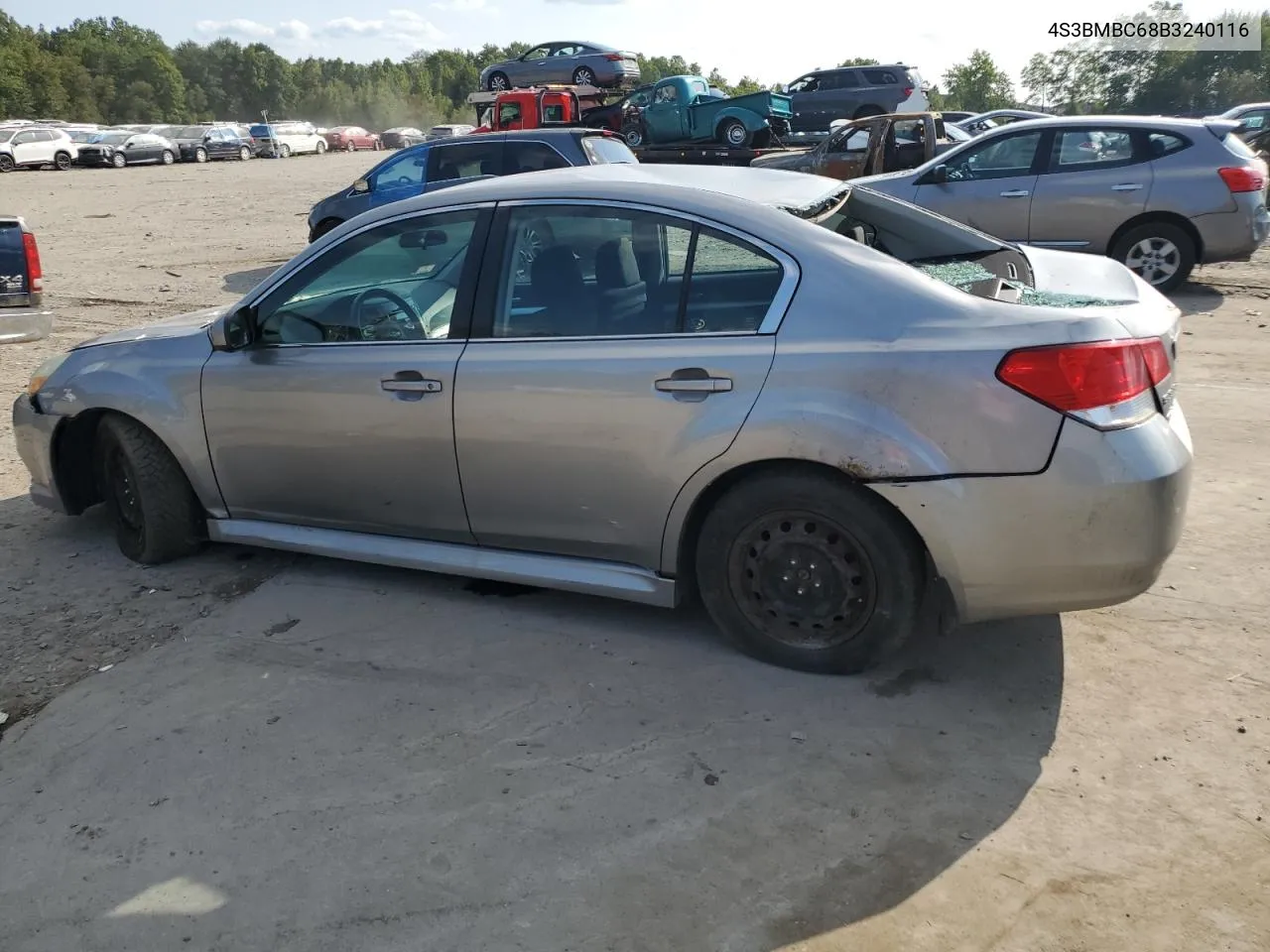 2011 Subaru Legacy 2.5I Premium VIN: 4S3BMBC68B3240116 Lot: 71250114