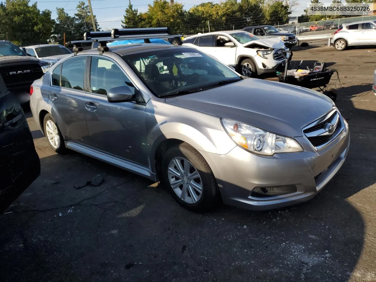 4S3BMBC68B3250726 2011 Subaru Legacy 2.5I Premium