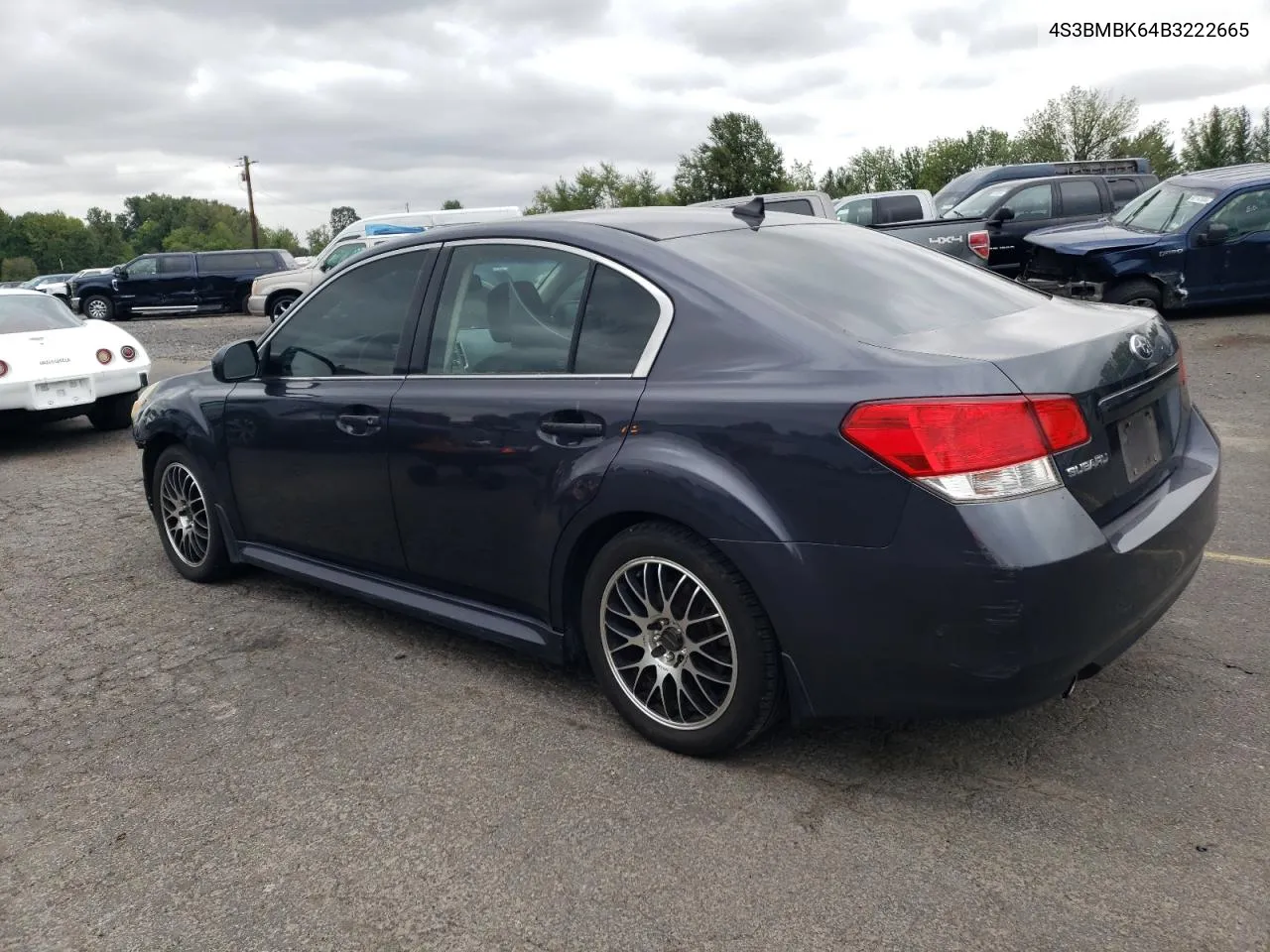 4S3BMBK64B3222665 2011 Subaru Legacy 2.5I Limited