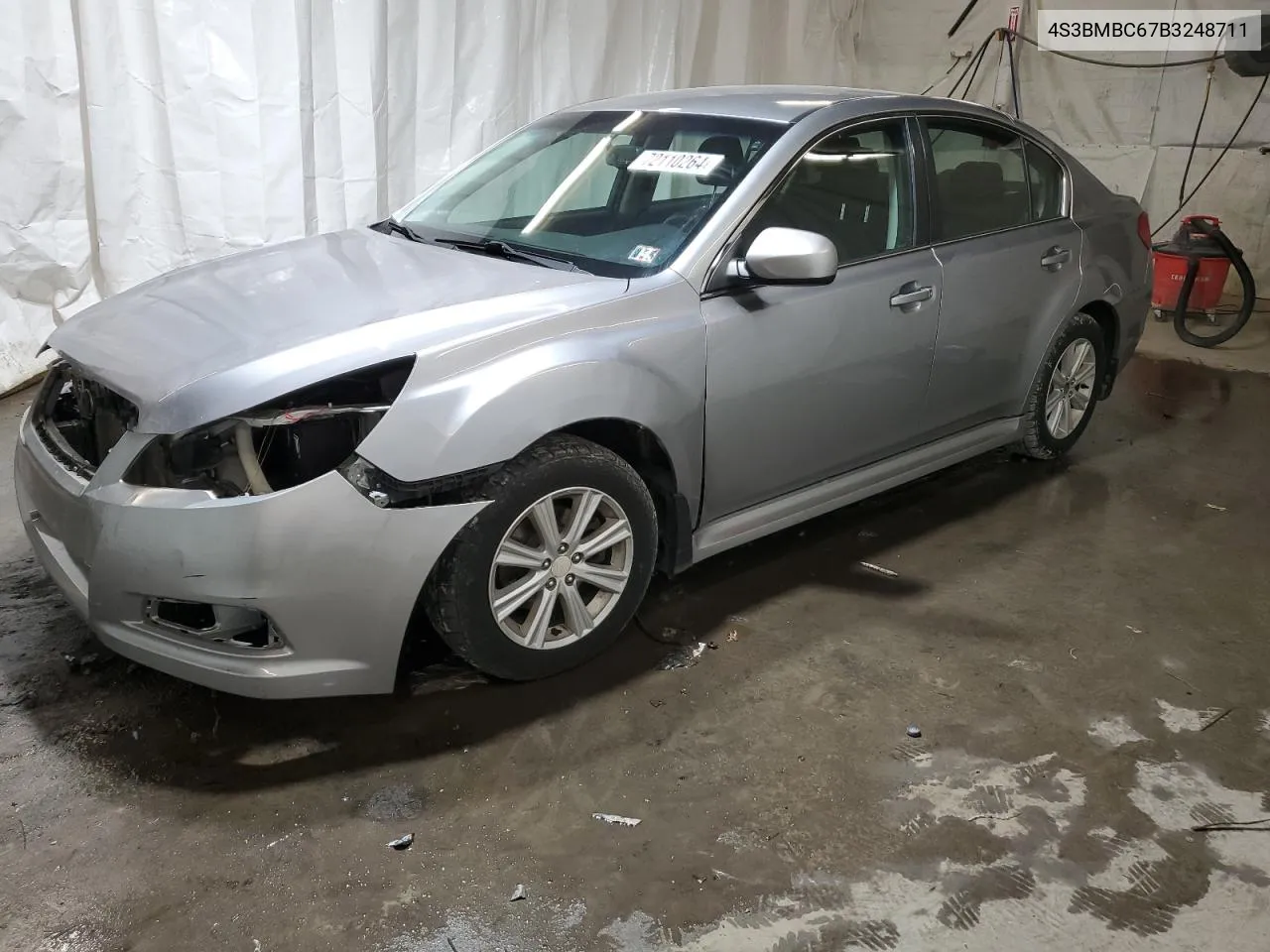 4S3BMBC67B3248711 2011 Subaru Legacy 2.5I Premium