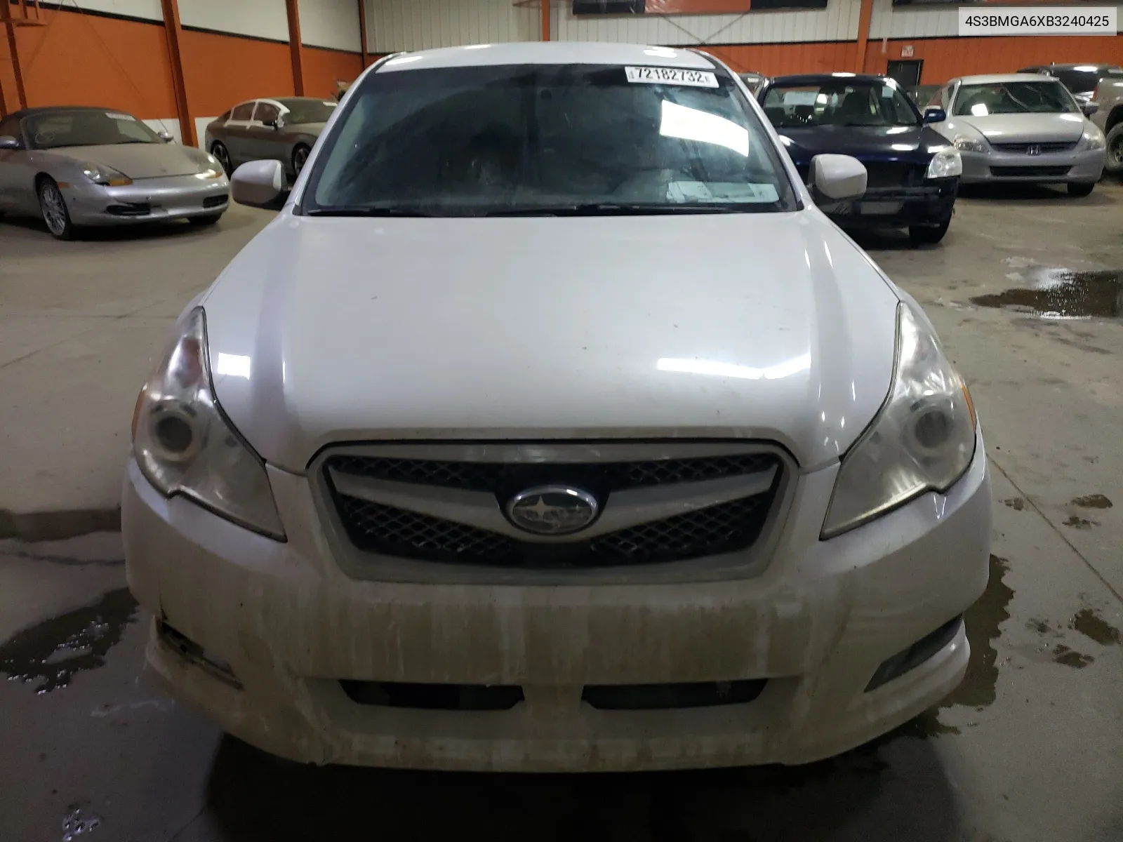 2011 Subaru Legacy 2.5I VIN: 4S3BMGA6XB3240425 Lot: 72182732