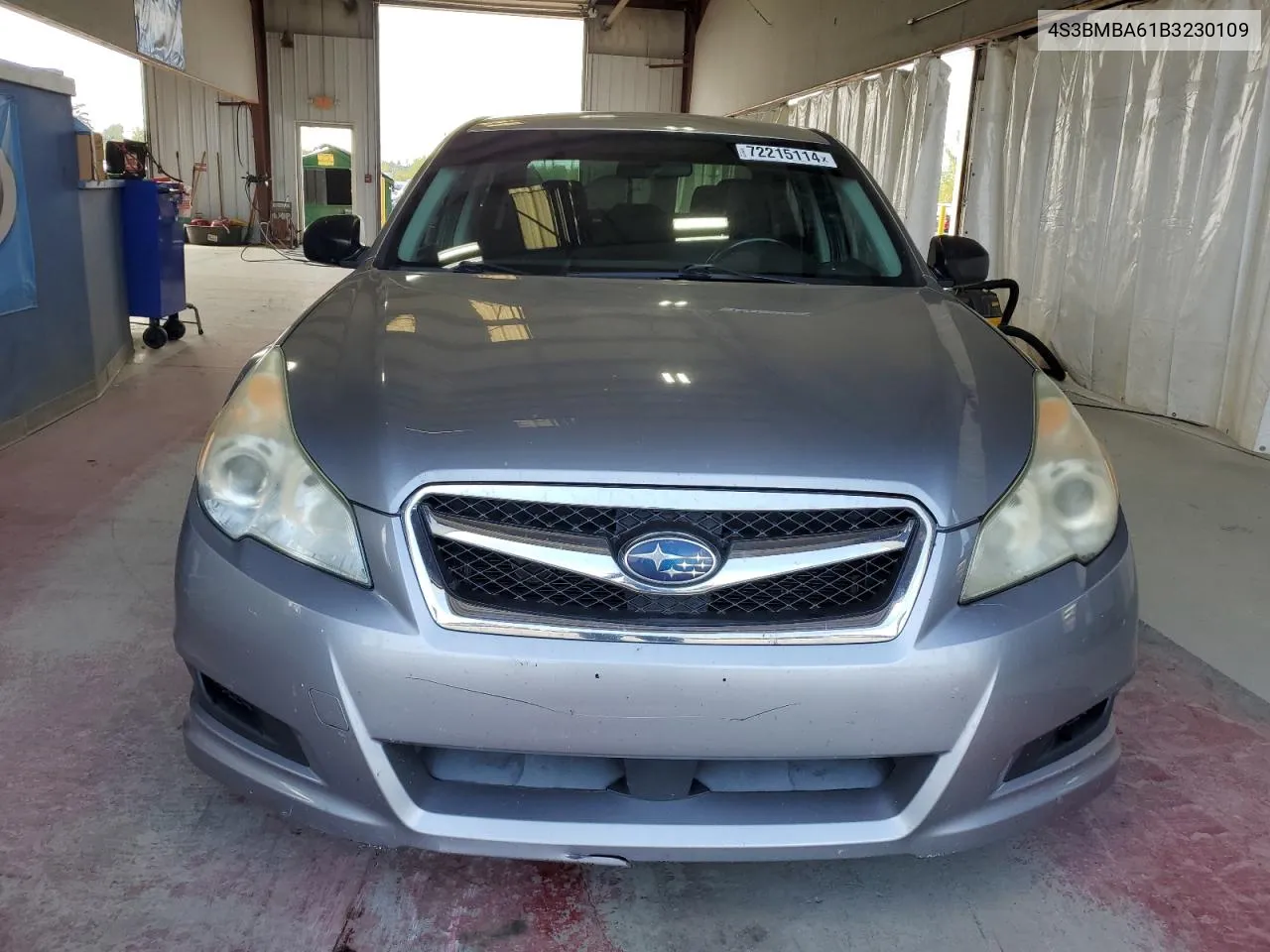 4S3BMBA61B3230109 2011 Subaru Legacy 2.5I