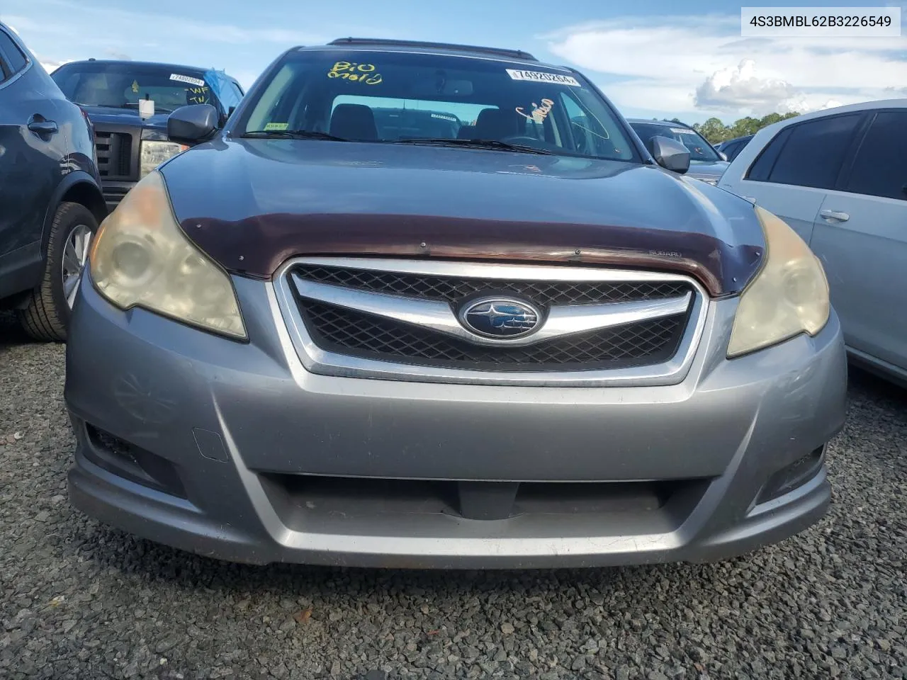 4S3BMBL62B3226549 2011 Subaru Legacy 2.5I Limited