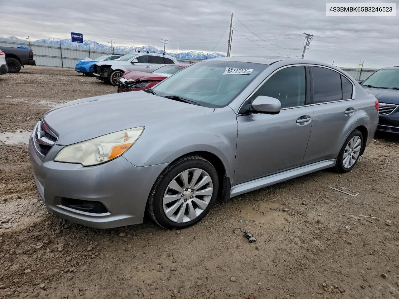 4S3BMBK65B3246523 2011 Subaru Legacy 2.5I Limited