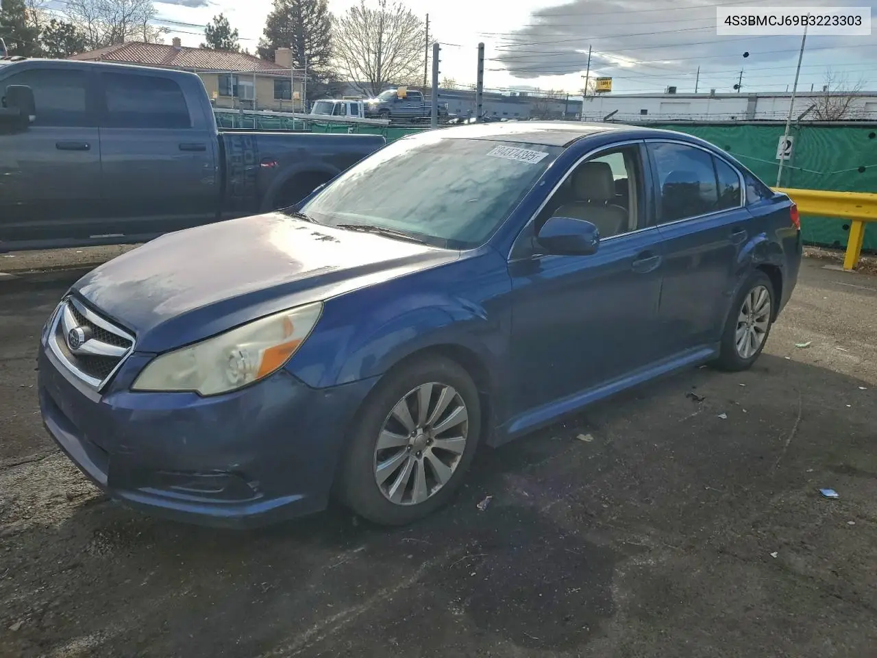 4S3BMCJ69B3223303 2011 Subaru Legacy 2.5I Limited