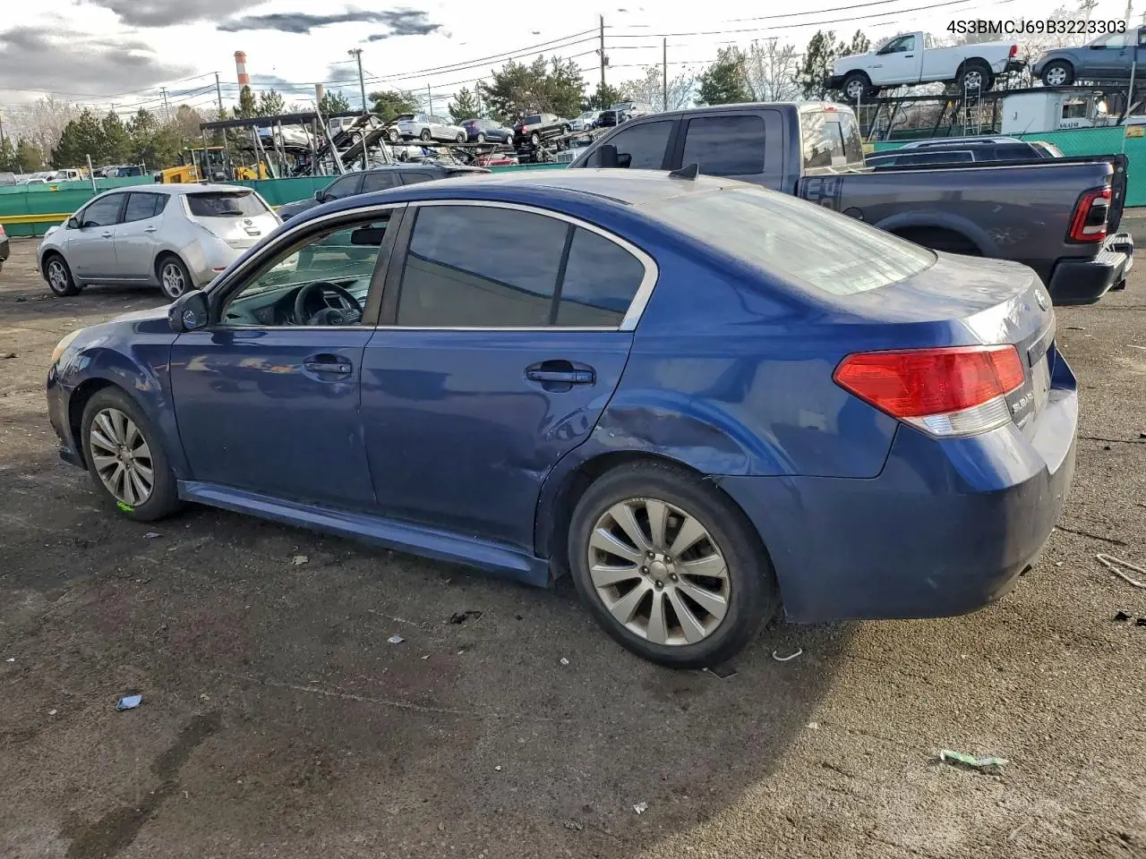4S3BMCJ69B3223303 2011 Subaru Legacy 2.5I Limited