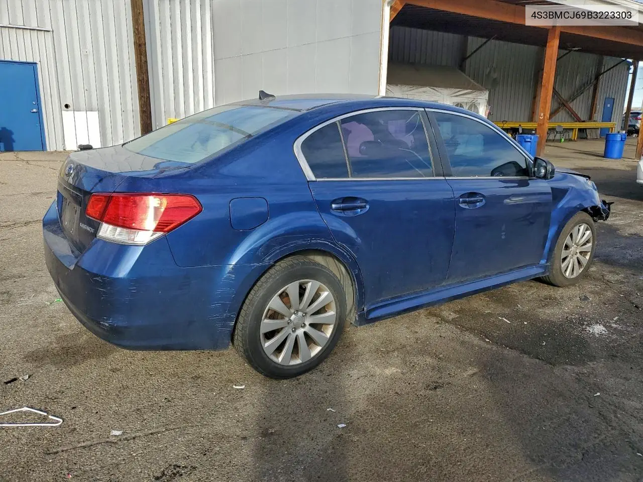 4S3BMCJ69B3223303 2011 Subaru Legacy 2.5I Limited