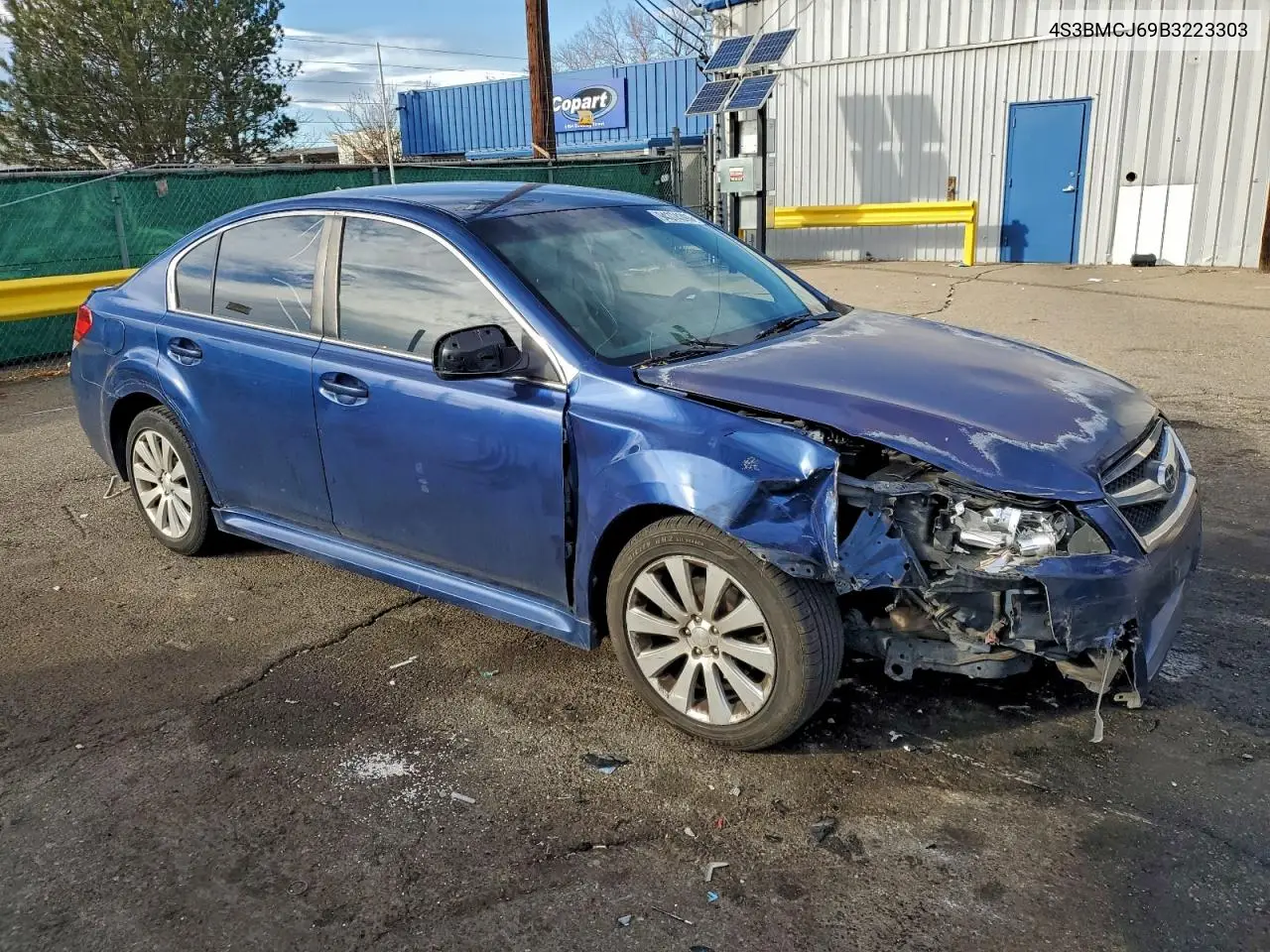 4S3BMCJ69B3223303 2011 Subaru Legacy 2.5I Limited