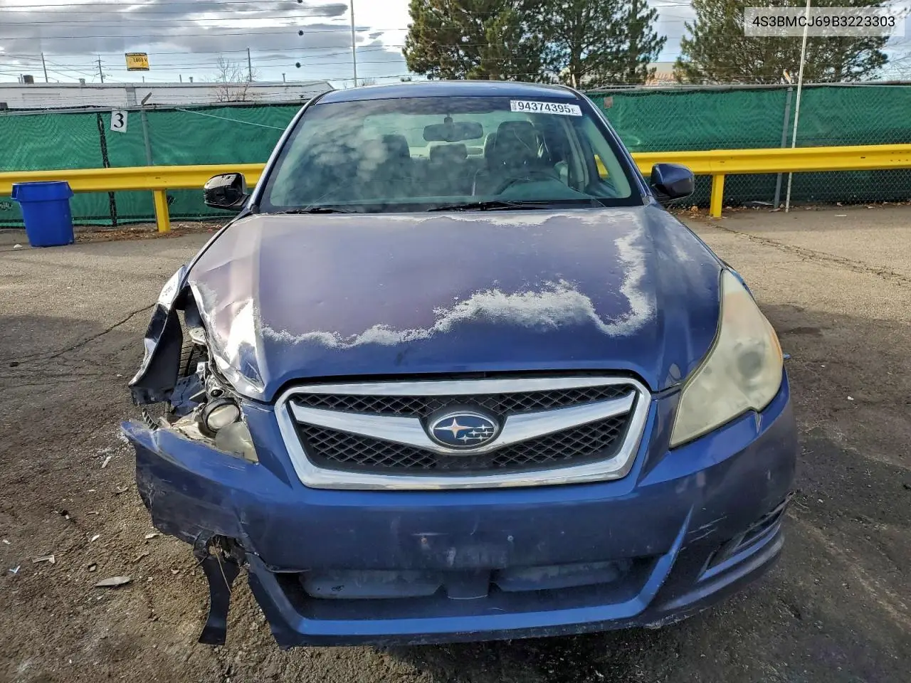 4S3BMCJ69B3223303 2011 Subaru Legacy 2.5I Limited