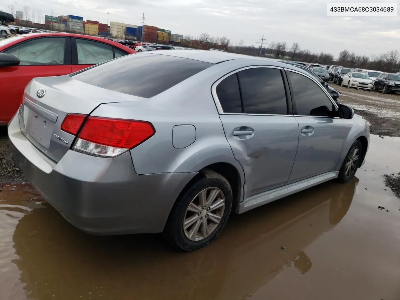 2012 Subaru Legacy 2.5I VIN: 4S3BMCA68C3034689 Lot: 45400264