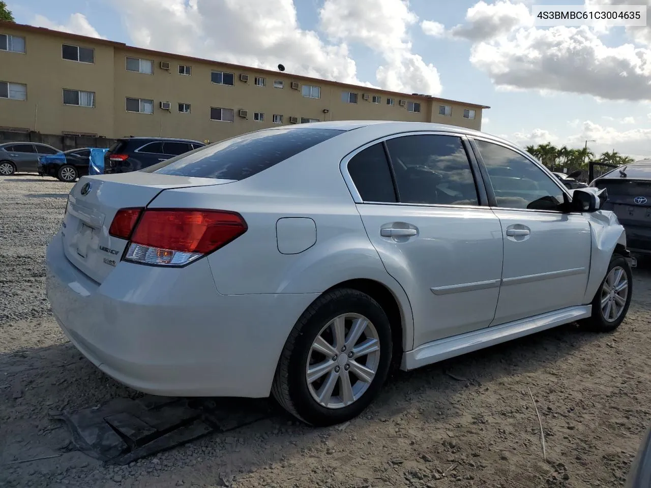 4S3BMBC61C3004635 2012 Subaru Legacy 2.5I Premium