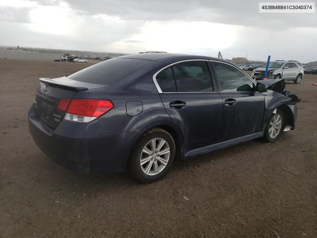 2012 Subaru Legacy 2.5I Premium VIN: 4S3BMBB61C3040374 Lot: 50993294