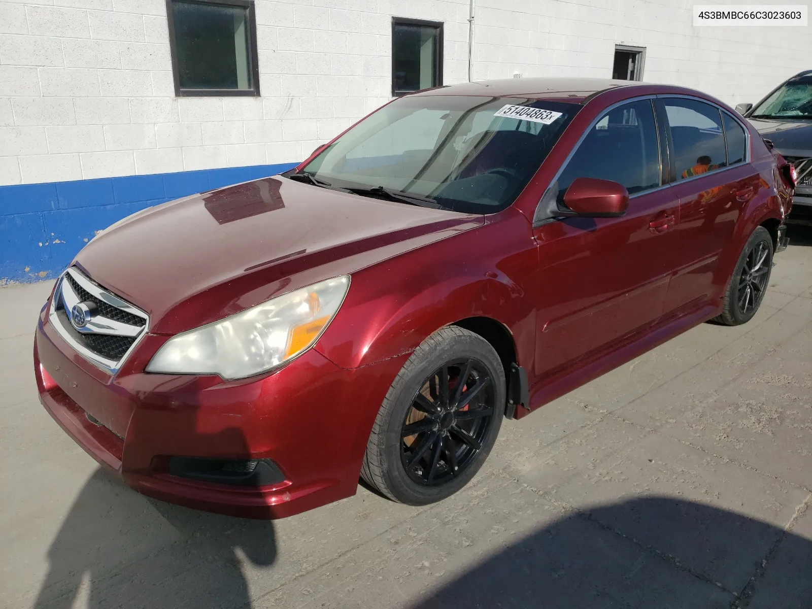 2012 Subaru Legacy 2.5I Premium VIN: 4S3BMBC66C3023603 Lot: 51404863