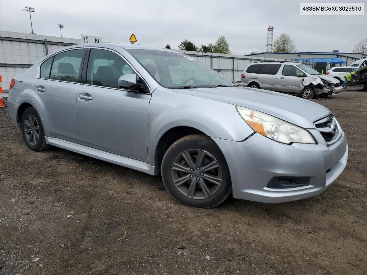 2012 Subaru Legacy 2.5I Premium VIN: 4S3BMBC6XC3023510 Lot: 51658944