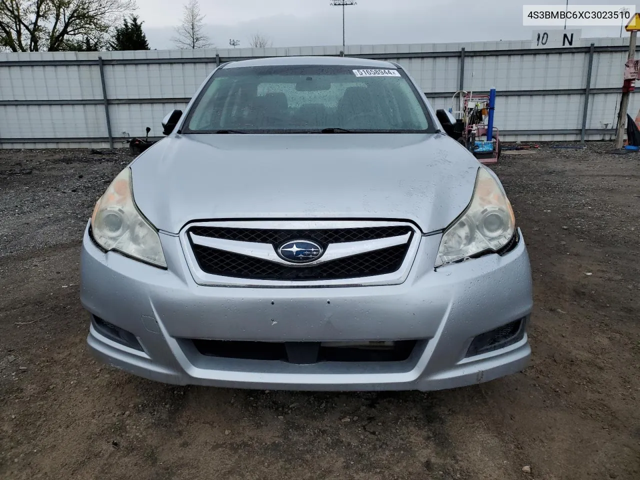 2012 Subaru Legacy 2.5I Premium VIN: 4S3BMBC6XC3023510 Lot: 51658944