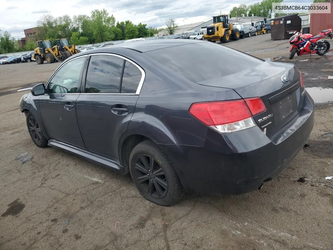 2012 Subaru Legacy 2.5I Premium VIN: 4S3BMCB64C3033604 Lot: 53668064