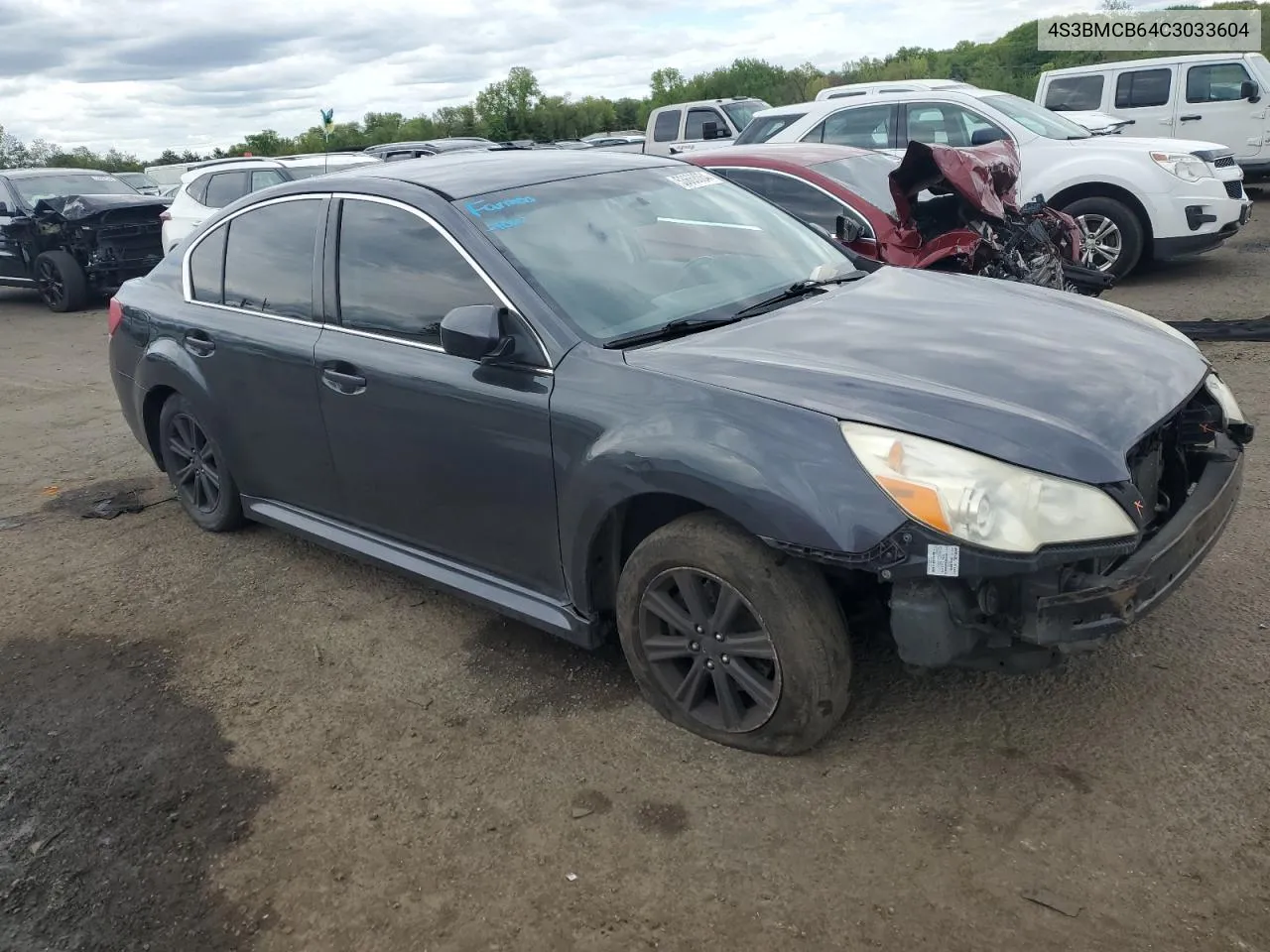 2012 Subaru Legacy 2.5I Premium VIN: 4S3BMCB64C3033604 Lot: 53668064