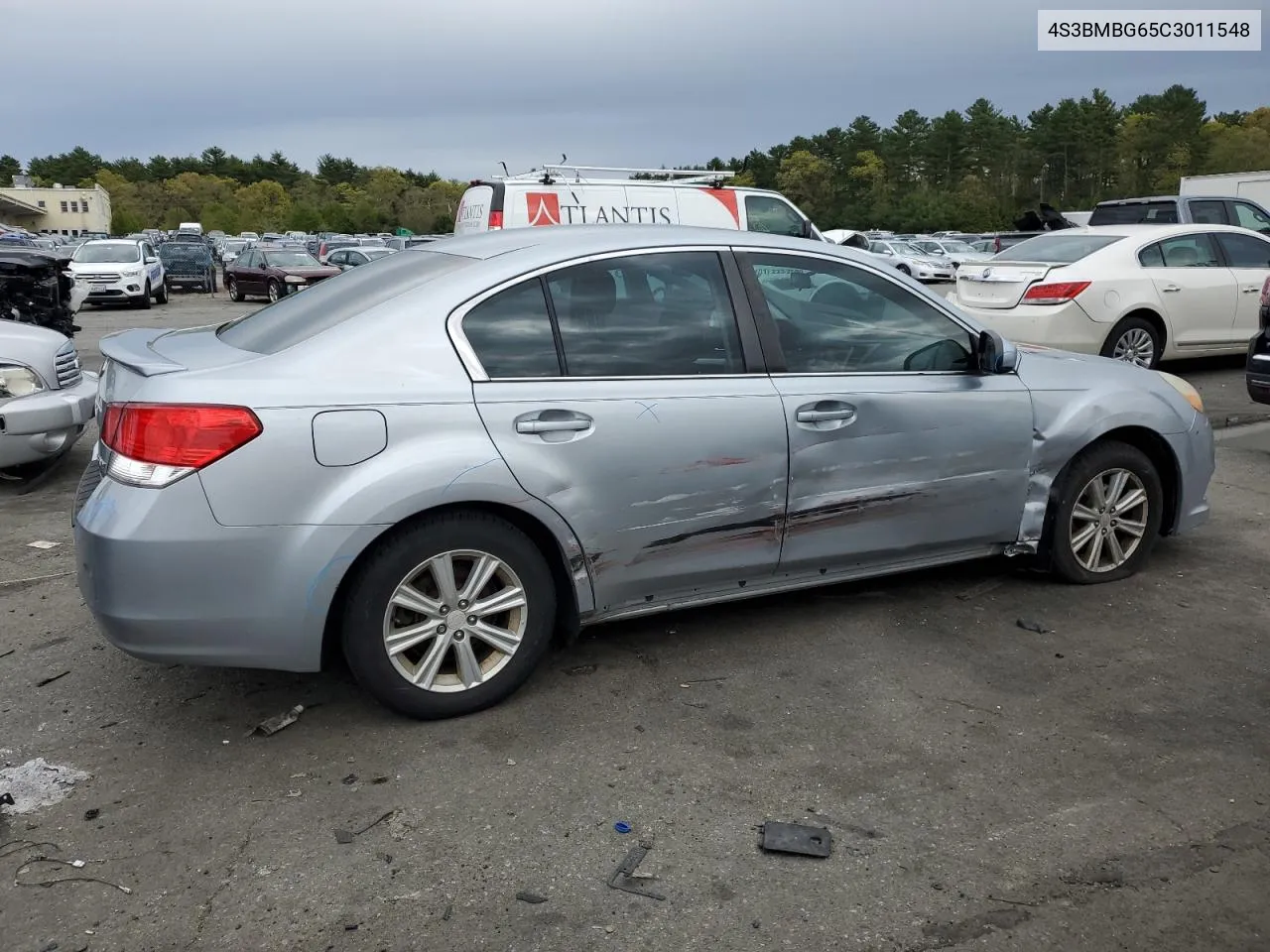 2012 Subaru Legacy 2.5I Premium VIN: 4S3BMBG65C3011548 Lot: 54250294