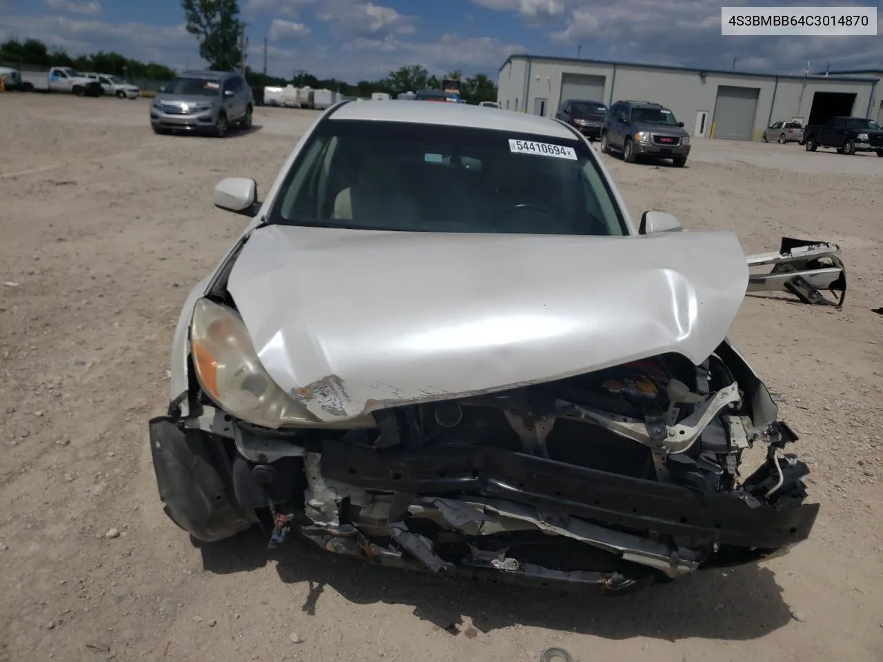 2012 Subaru Legacy 2.5I Premium VIN: 4S3BMBB64C3014870 Lot: 54410694