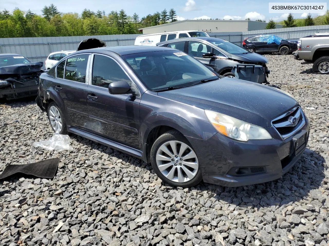 2012 Subaru Legacy 2.5I Limited VIN: 4S3BMBK67C3014247 Lot: 55084614