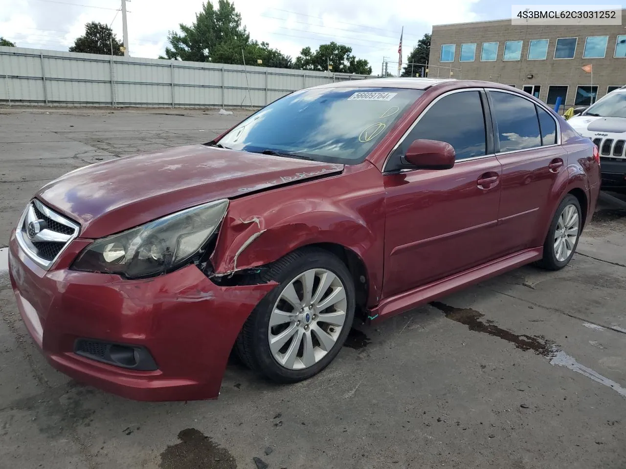 2012 Subaru Legacy 2.5I Limited VIN: 4S3BMCL62C3031252 Lot: 56609764