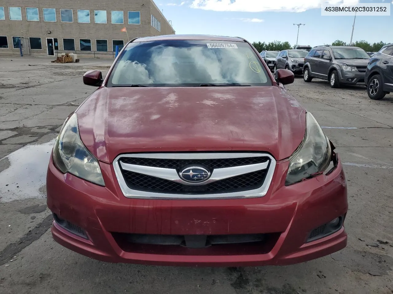 2012 Subaru Legacy 2.5I Limited VIN: 4S3BMCL62C3031252 Lot: 56609764