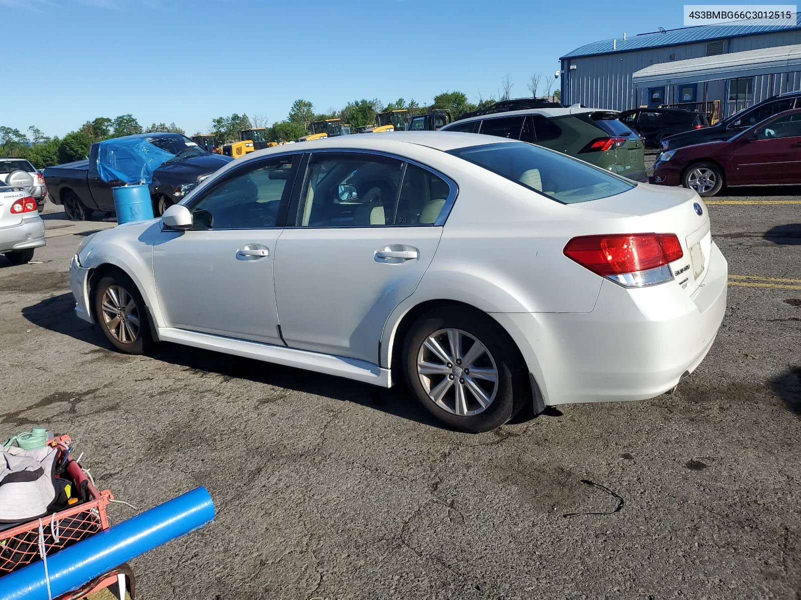 2012 Subaru Legacy 2.5I Premium VIN: 4S3BMBG66C3012515 Lot: 61610284