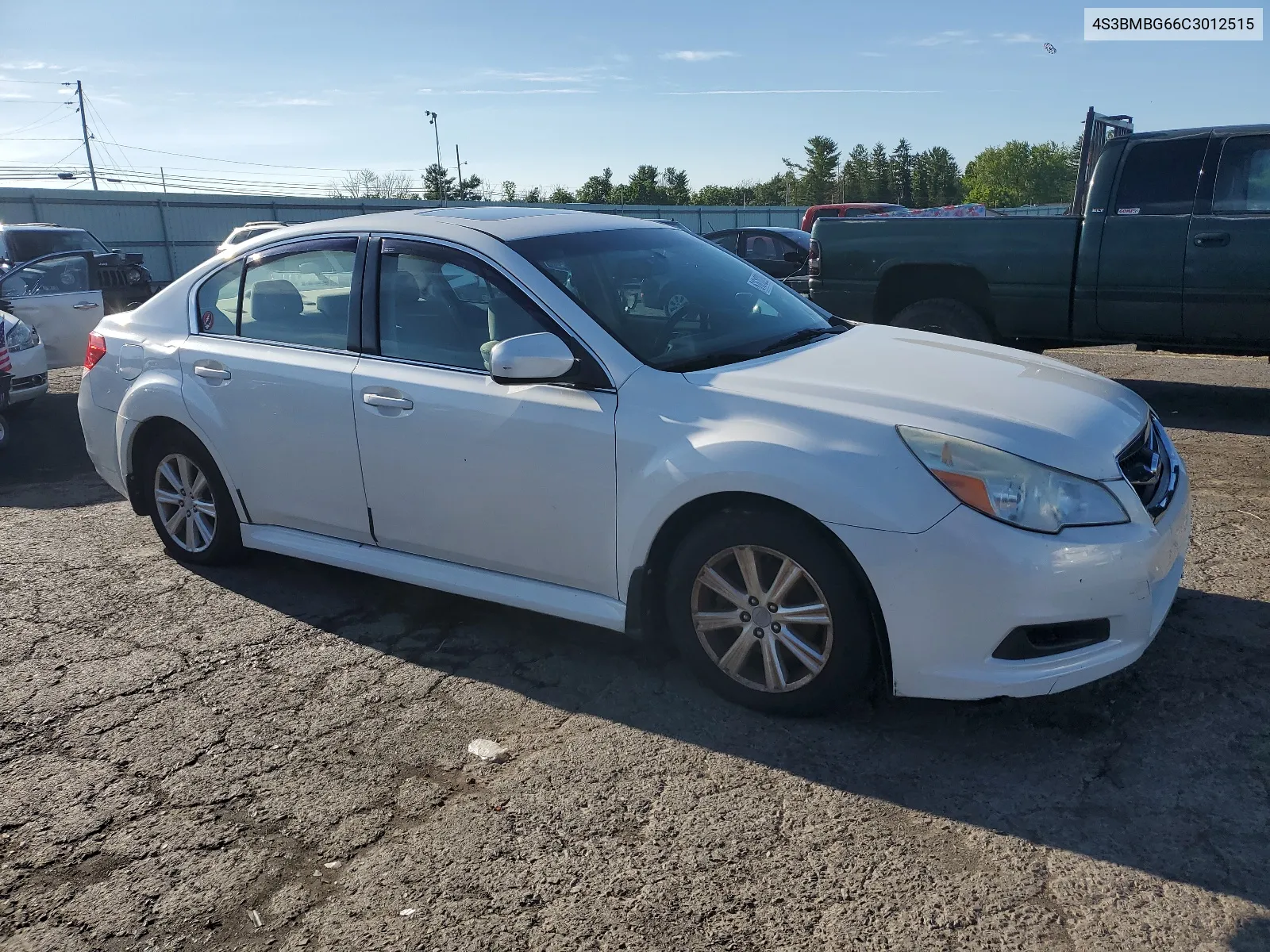 2012 Subaru Legacy 2.5I Premium VIN: 4S3BMBG66C3012515 Lot: 61610284