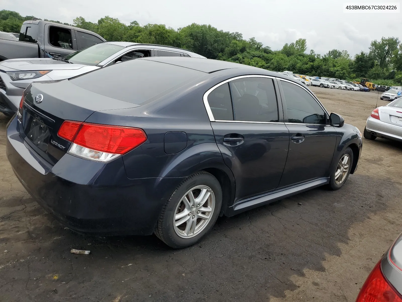 2012 Subaru Legacy 2.5I Premium VIN: 4S3BMBC67C3024226 Lot: 64516284