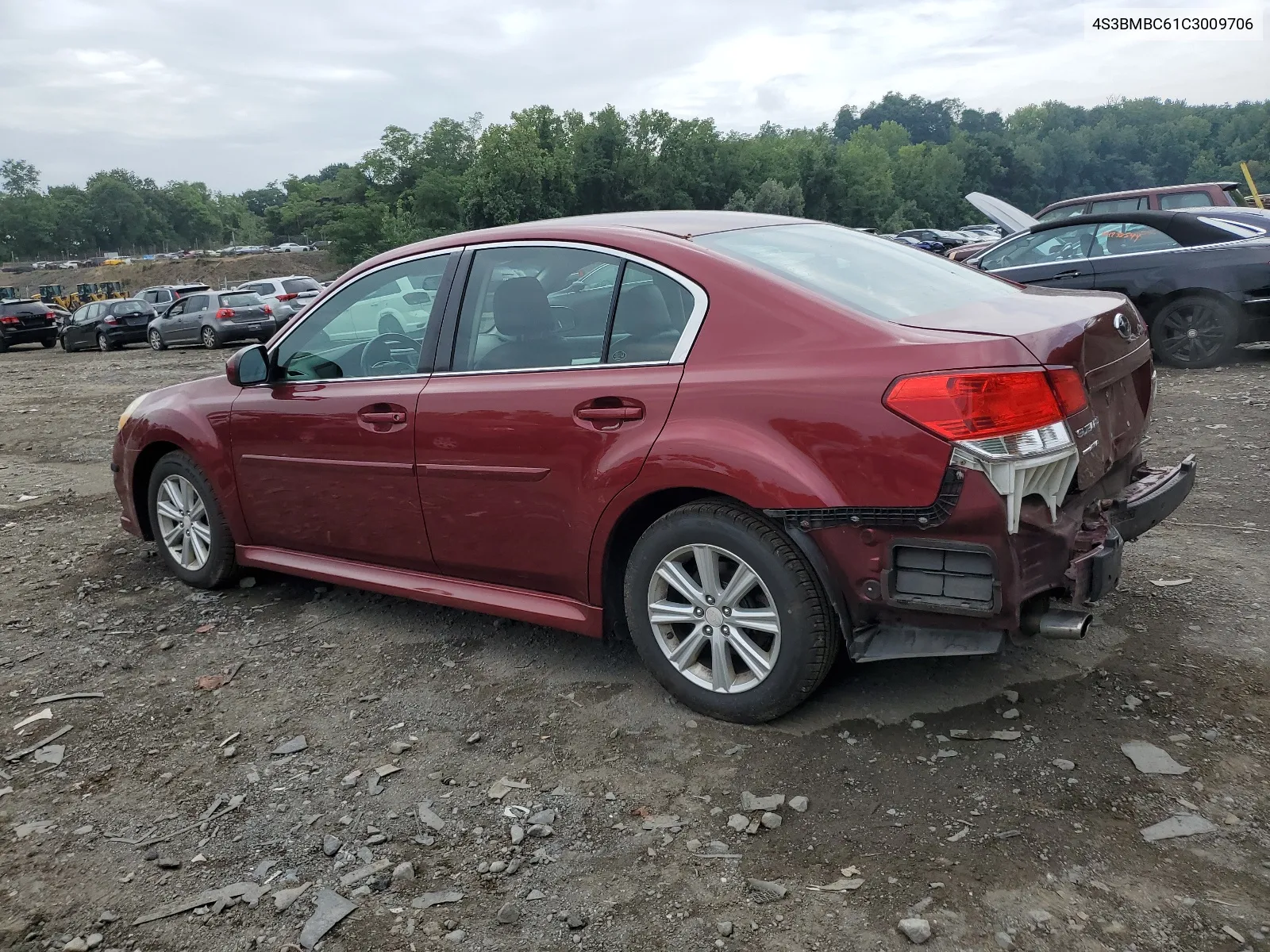 2012 Subaru Legacy 2.5I Premium VIN: 4S3BMBC61C3009706 Lot: 64893494