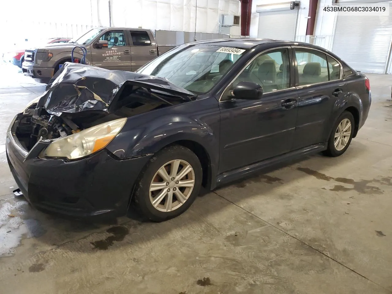 2012 Subaru Legacy 2.5I Premium VIN: 4S3BMCG68C3034019 Lot: 65693494