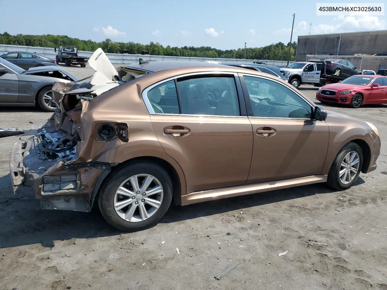 2012 Subaru Legacy 2.5I Premium VIN: 4S3BMCH6XC3025630 Lot: 68839564