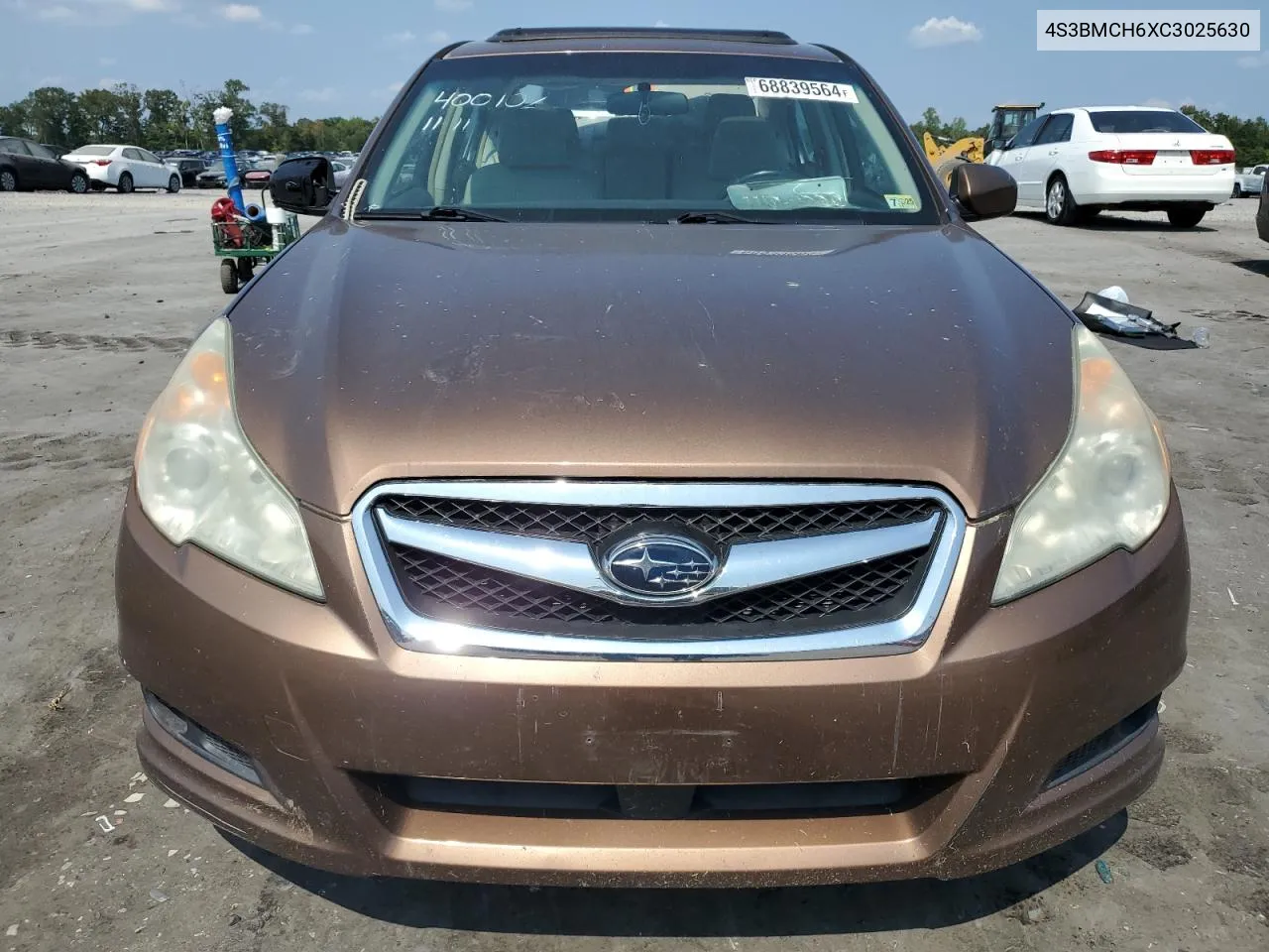 2012 Subaru Legacy 2.5I Premium VIN: 4S3BMCH6XC3025630 Lot: 68839564