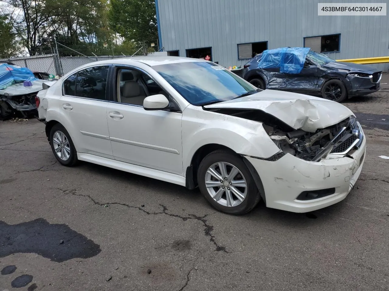 2012 Subaru Legacy 2.5I Premium VIN: 4S3BMBF64C3014667 Lot: 68881644