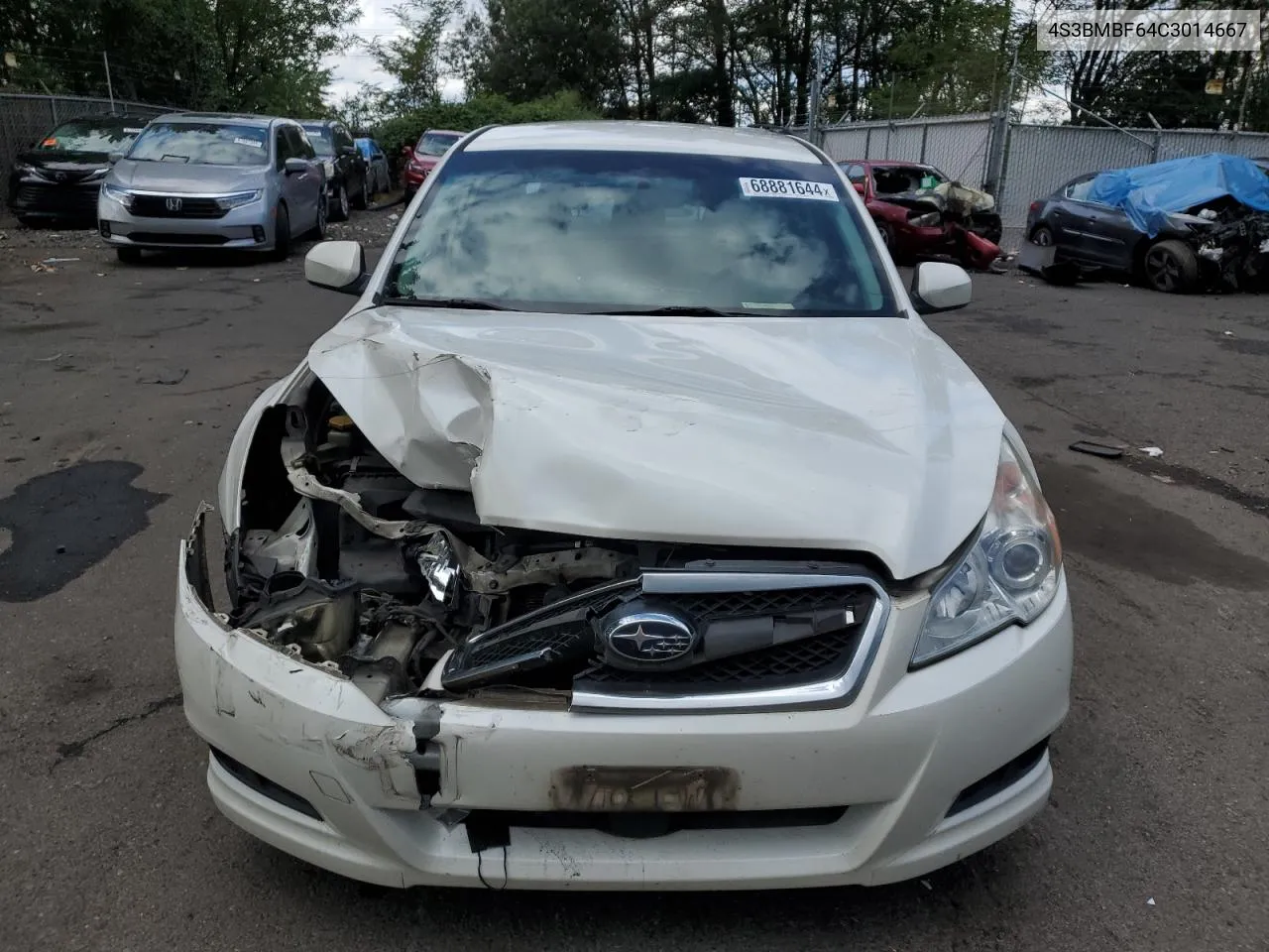 4S3BMBF64C3014667 2012 Subaru Legacy 2.5I Premium