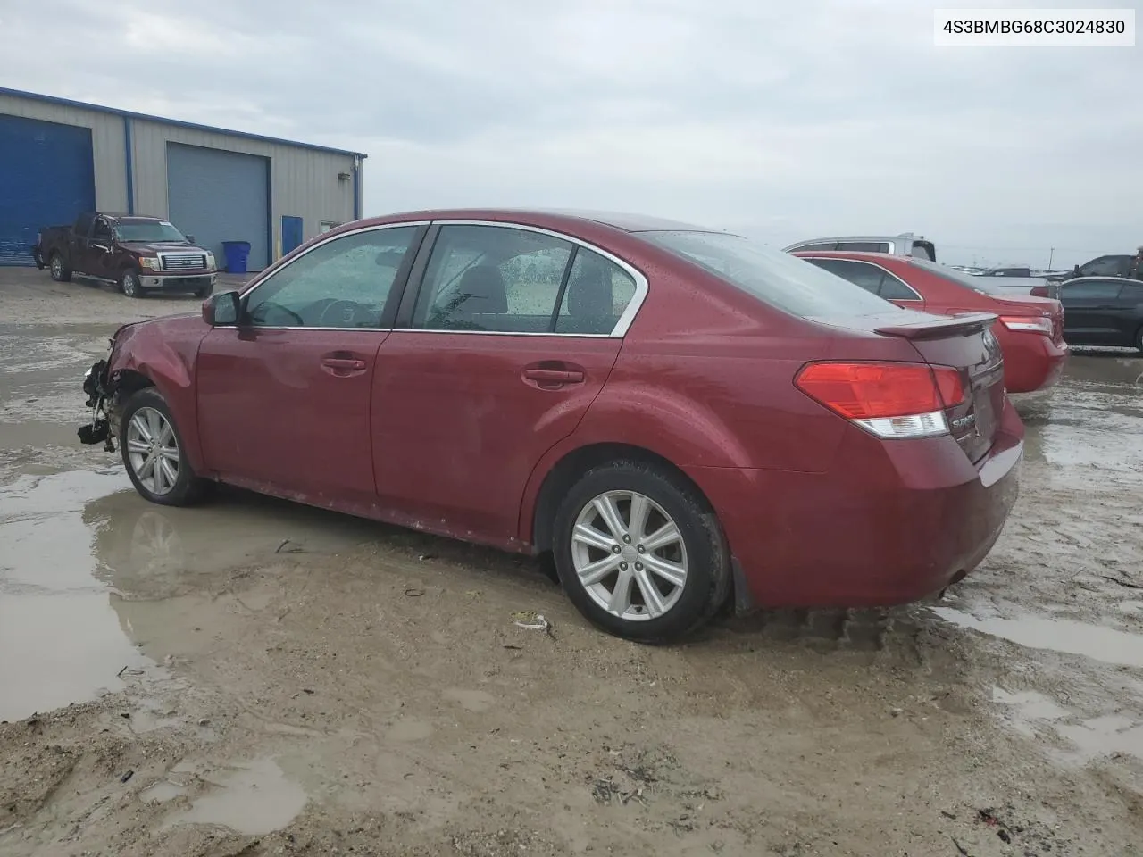 2012 Subaru Legacy 2.5I Premium VIN: 4S3BMBG68C3024830 Lot: 69687764