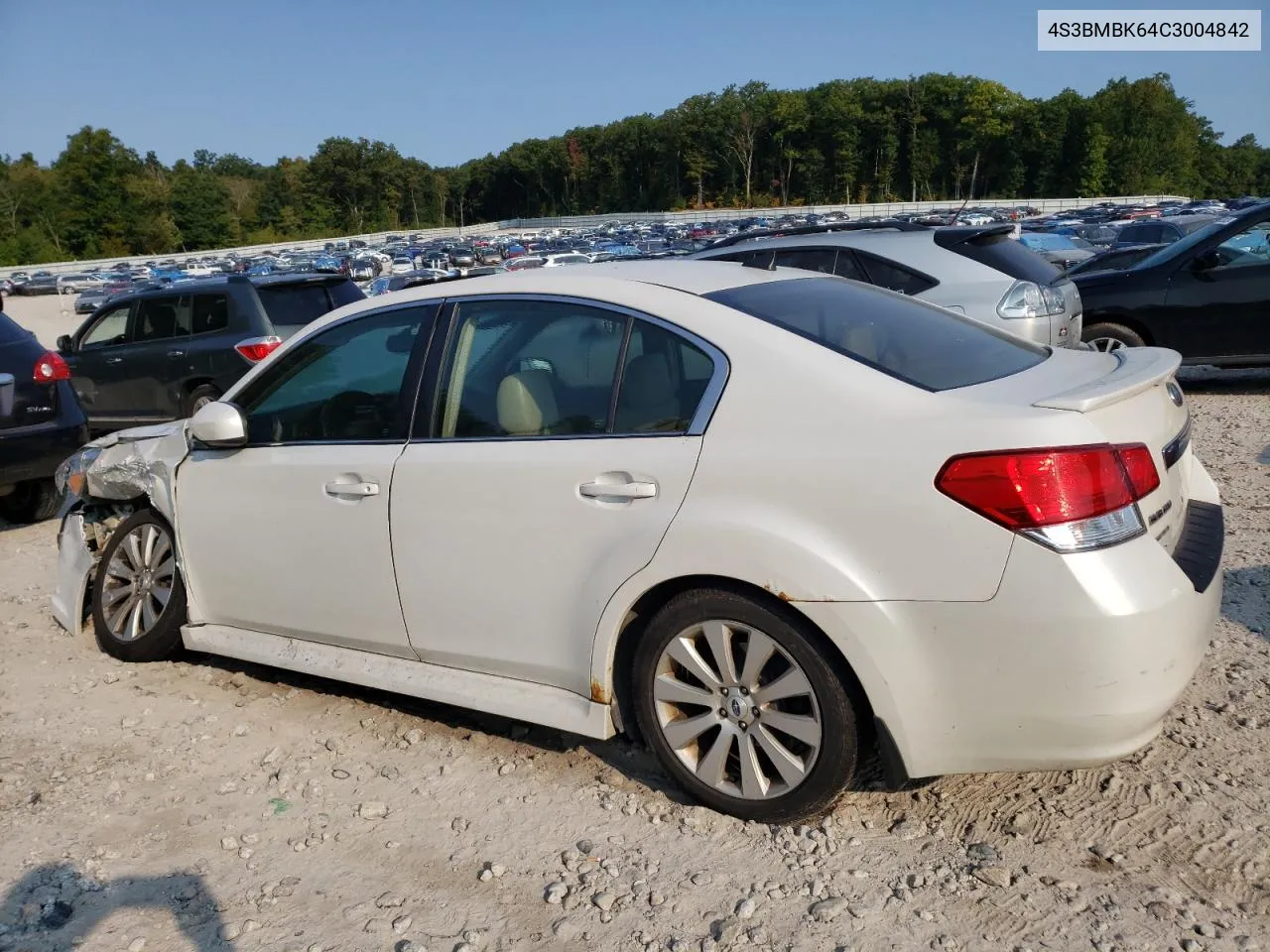 4S3BMBK64C3004842 2012 Subaru Legacy 2.5I Limited