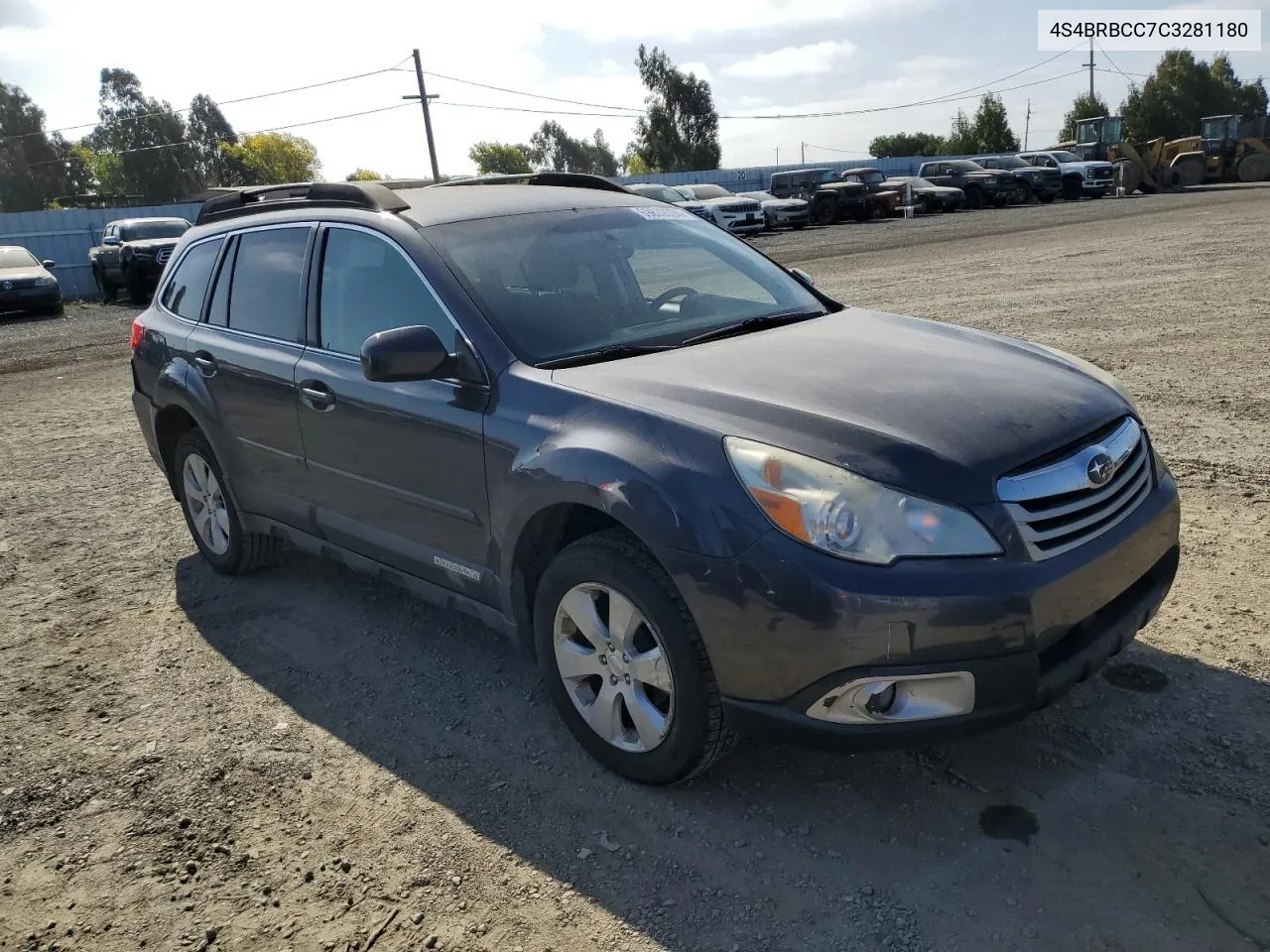 2012 Subaru Outback 2.5I Premium VIN: 4S4BRBCC7C3281180 Lot: 69872534