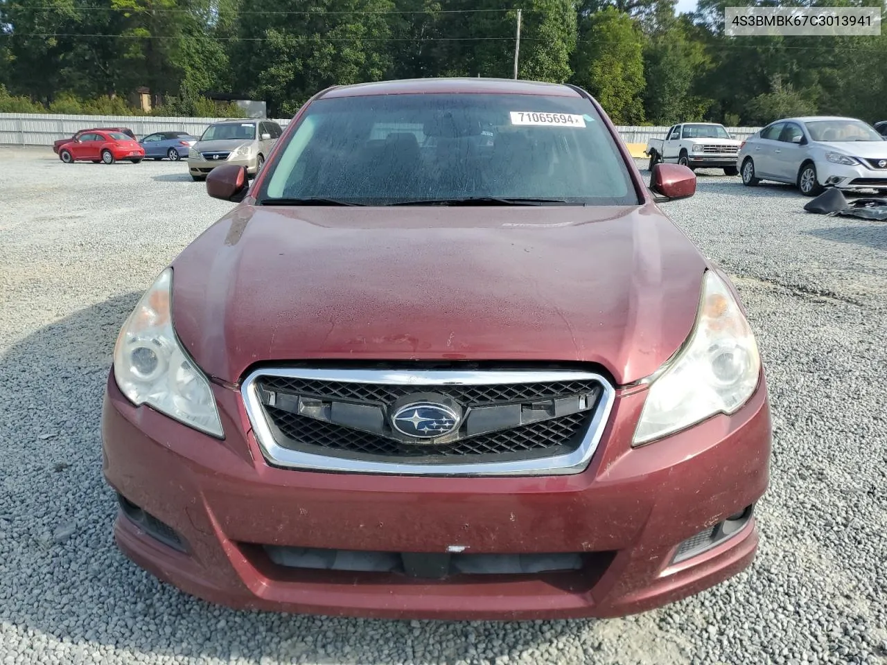 2012 Subaru Legacy 2.5I Limited VIN: 4S3BMBK67C3013941 Lot: 71065694