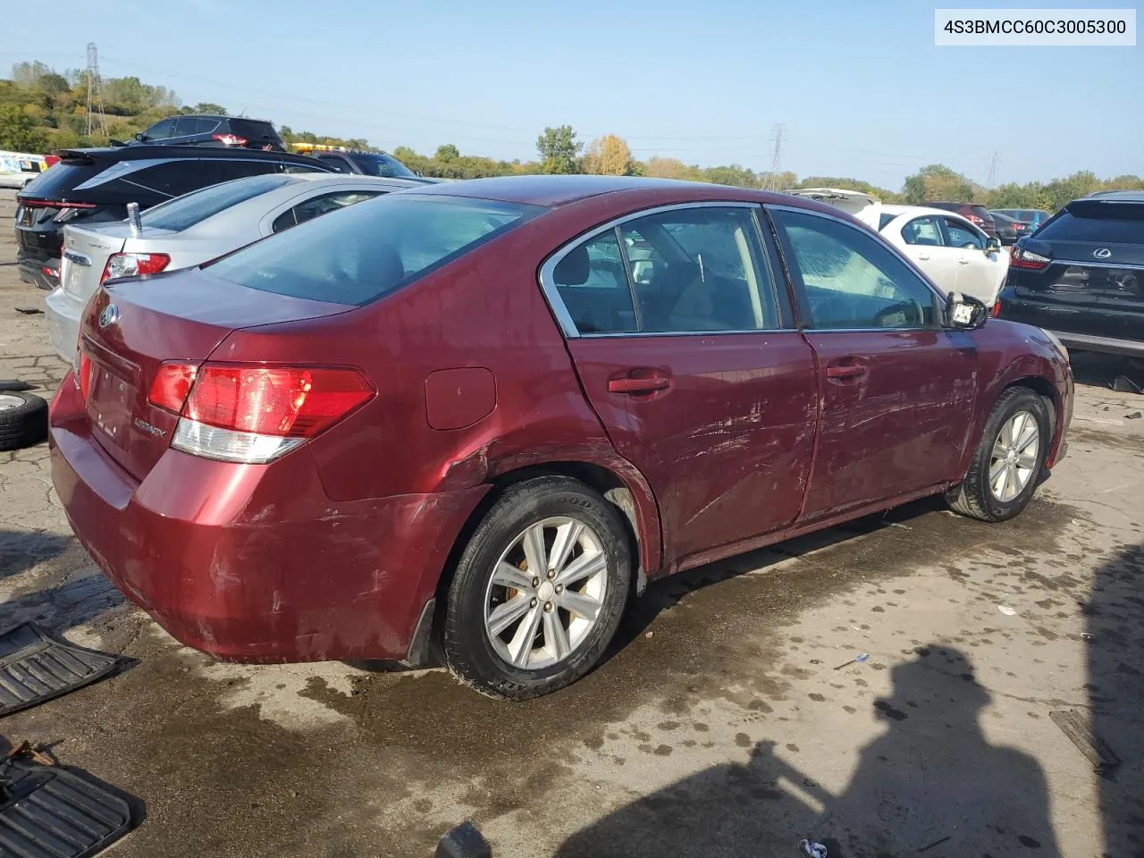 2012 Subaru Legacy 2.5I Premium VIN: 4S3BMCC60C3005300 Lot: 71571764