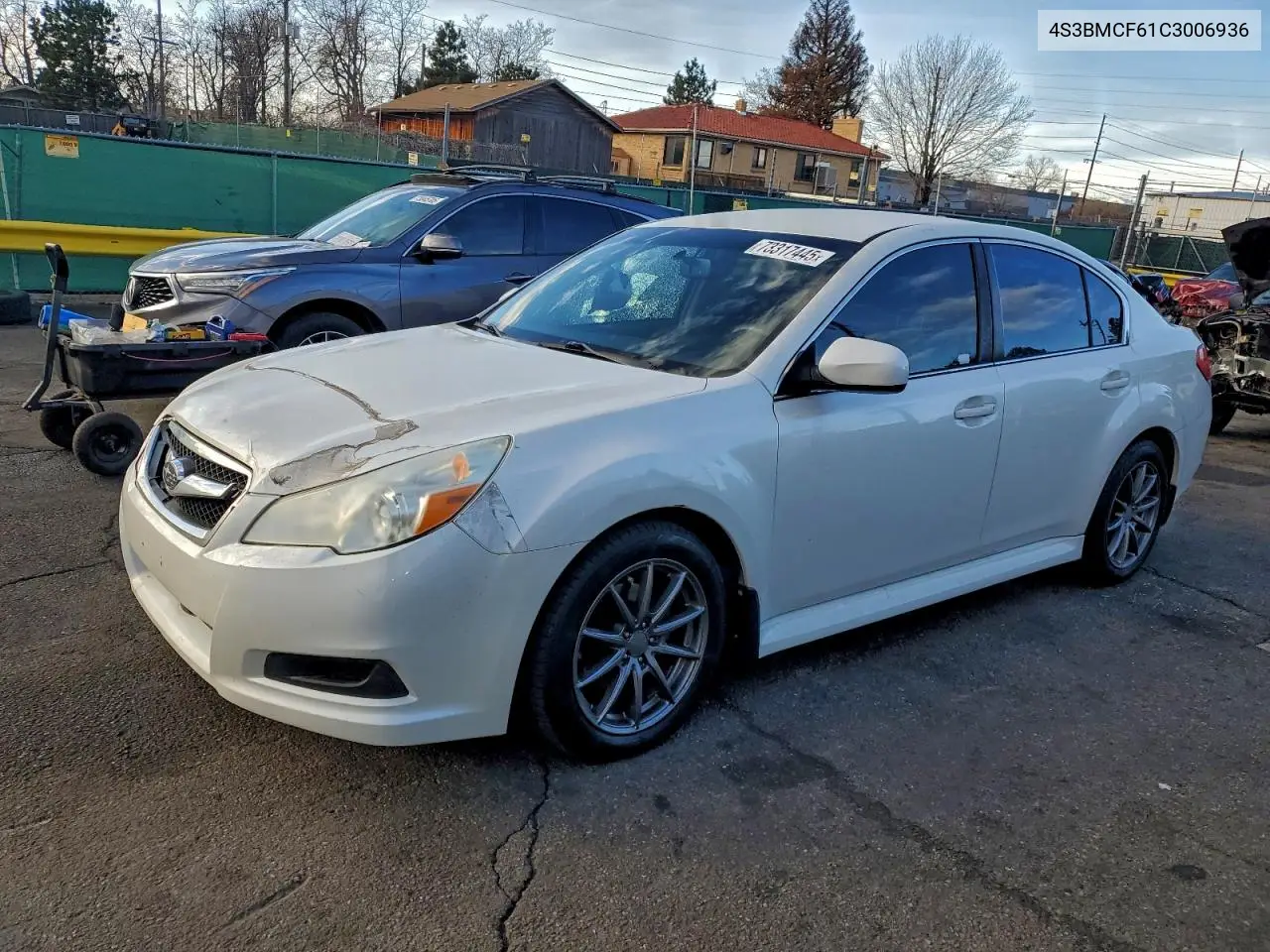 4S3BMCF61C3006936 2012 Subaru Legacy 2.5I Premium