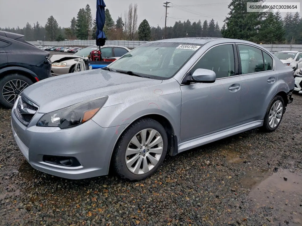 4S3BMBK62C3028654 2012 Subaru Legacy 2.5I Limited