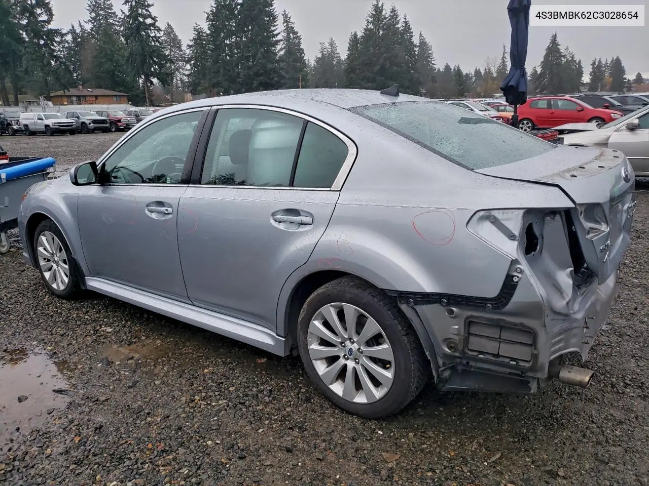 4S3BMBK62C3028654 2012 Subaru Legacy 2.5I Limited