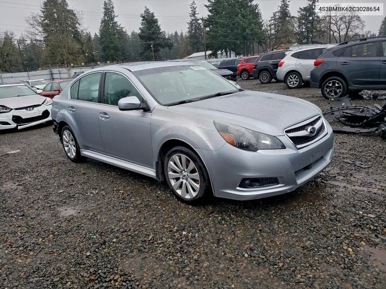 4S3BMBK62C3028654 2012 Subaru Legacy 2.5I Limited