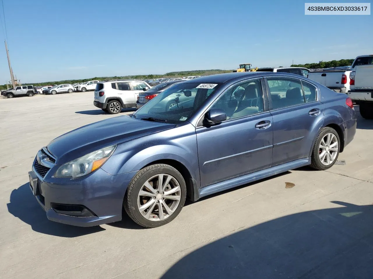 4S3BMBC6XD3033617 2013 Subaru Legacy 2.5I Premium