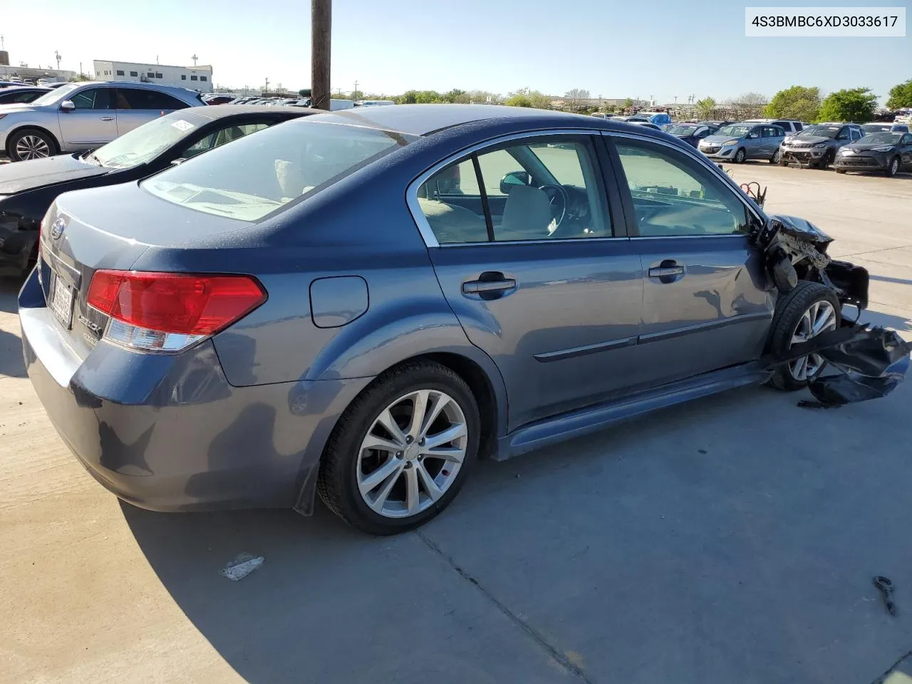 2013 Subaru Legacy 2.5I Premium VIN: 4S3BMBC6XD3033617 Lot: 48497294